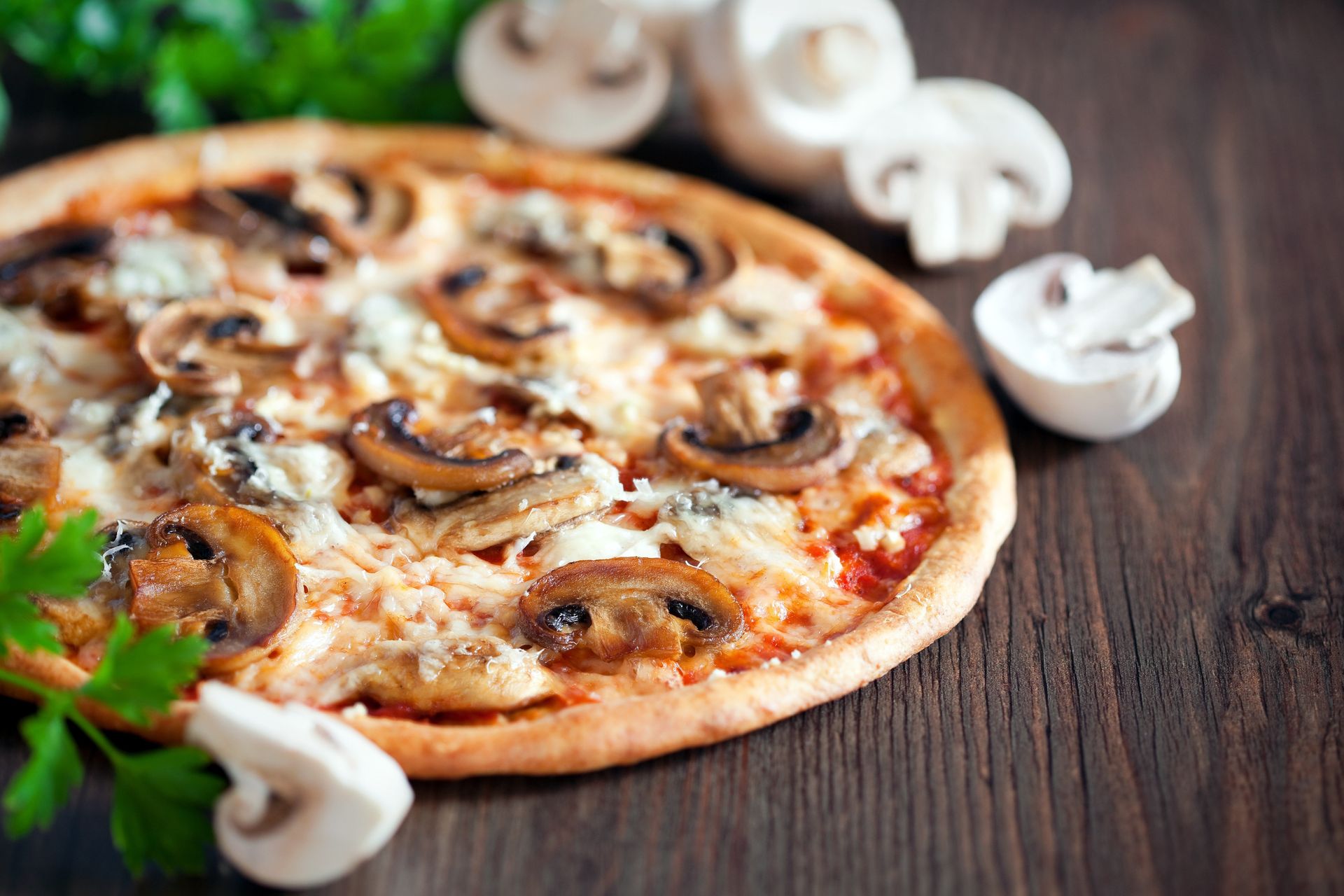 Pizza; Healthy; Mushroom
